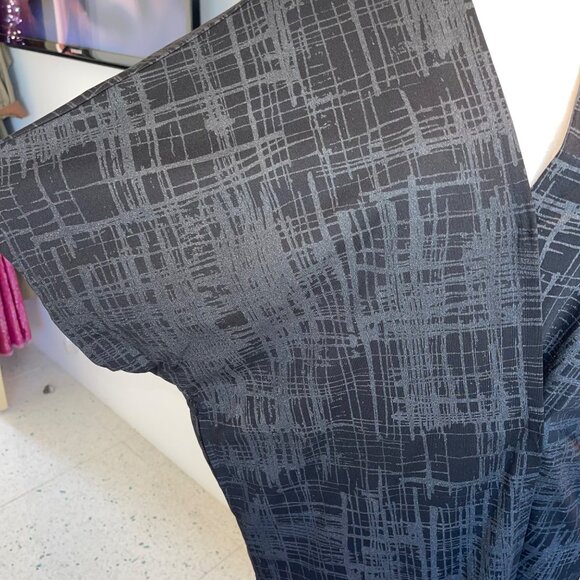 Elevated Essentials Womens Size S Gray Japanese Inspired Jacket V-neck Dolman - Picture 16 of 16